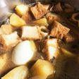イカと厚揚げじゃがいも煮