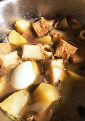 イカと厚揚げじゃがいも煮-レシピのメイン写真