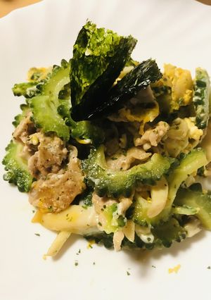 豚肉＆茸のバター風味ゴーヤーチャンプルー-レシピのメイン写真