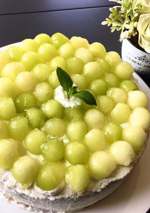 簡単!メロンショートケーキ-レシピのメイン写真