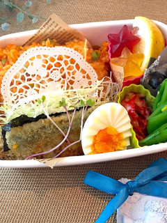チキンライス弁当 詰め方-レシピのメイン写真