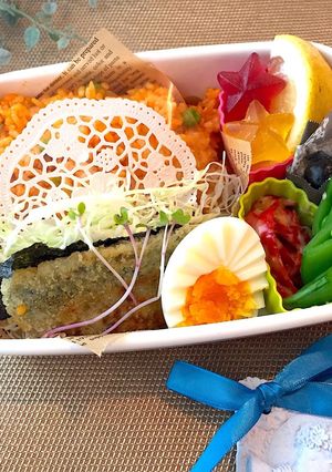 チキンライス弁当 詰め方-レシピのメイン写真