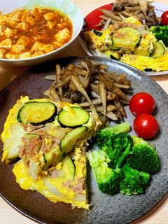 ごぼうと舞茸のめんつゆ炒め-レシピのメイン写真