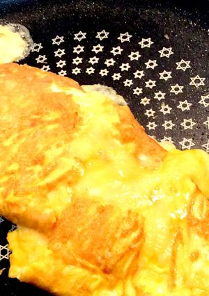 巻くのも簡単！材料２つのチーズオムレツ-レシピのメイン写真