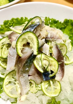 すだちしめ鯖のみぞれ和え-レシピのメイン写真