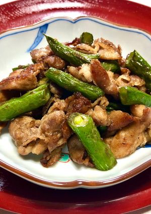 豚肉とインゲンの生姜甘辛炒め-レシピのメイン写真