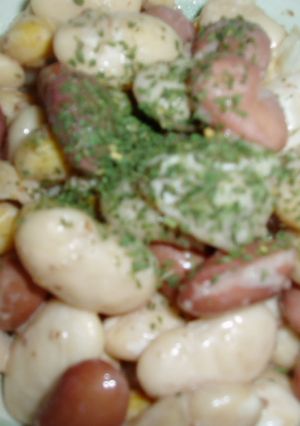 ヘルシー！お豆のごまドレッシングサラダ！-レシピのメイン写真