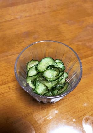 《大量消費》我が家のきゅうりもみ-レシピのメイン写真