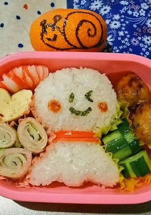 簡単キャラ弁♪幼稚園てるてる坊主♪-レシピのメイン写真