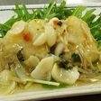 タラのユリ根梅じそあんかけ
