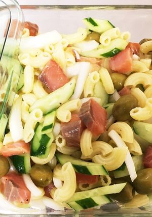 ポットラックなパスタサラダ-レシピのメイン写真