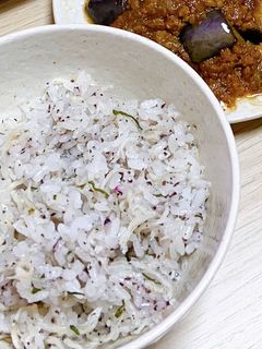 しそしらすご飯-レシピのメイン写真