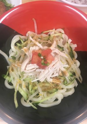 棒棒鶏のせ冷やし麺-レシピのメイン写真