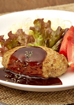 スモークトースターで「ハンバーグ」-レシピのメイン写真