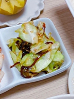 キャベツの胡麻しおこんぶ和え-レシピのメイン写真