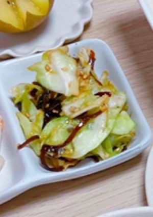 キャベツの胡麻しおこんぶ和え-レシピのメイン写真