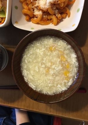 だし染みる！鶏肉とコーンのスープ-レシピのメイン写真