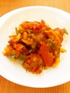 鶏肉のトマト煮(透析食)-レシピのメイン写真