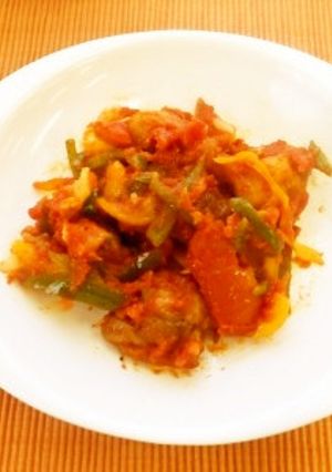 鶏肉のトマト煮（透析食）-レシピのメイン写真