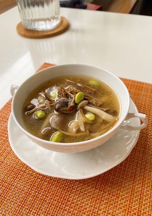 キノコの中華風スープ-レシピのメイン写真