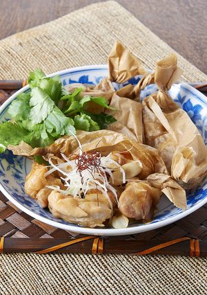 土鍋付き電子レンジで！「ペーパーチキン」-レシピのメイン写真