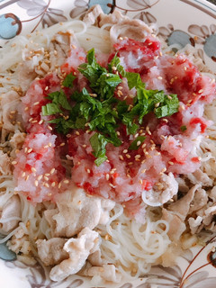 梅おろし素麺-レシピのメイン写真