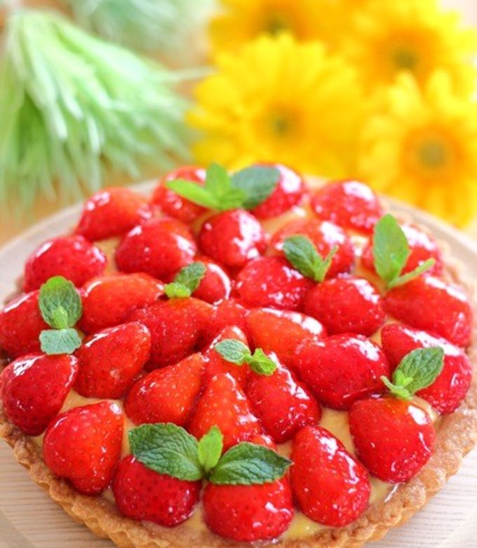 ◇いちごタルト◇ by ゆかちゃんカフェ 【クックパッド】 簡単おいしい