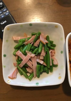 簡単！ハムとベーコンの醤油炒め-レシピのメイン写真