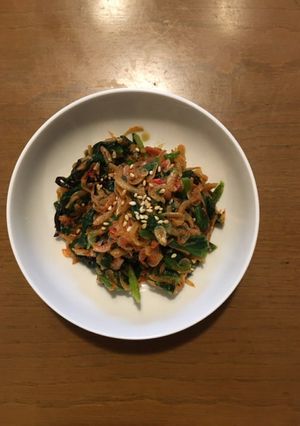 レンジで簡単！ほうれん草のおひたし-レシピのメイン写真