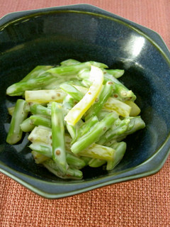 アスパラのからし和え(透析食)-レシピのメイン写真