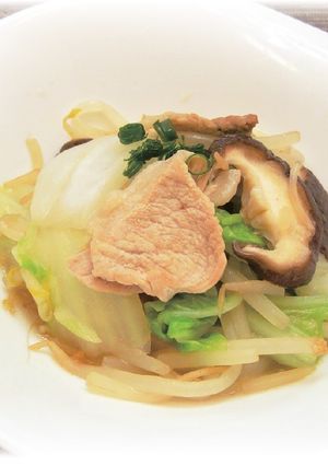 白菜ともやしの煮物 柚子胡椒風味-レシピのメイン写真