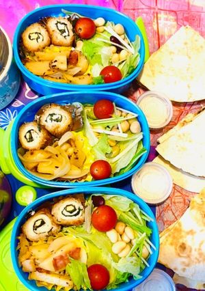 姉妹弁当13+旦那弁当-レシピのメイン写真