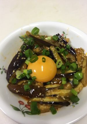 茄子のユッケ風-レシピのメイン写真