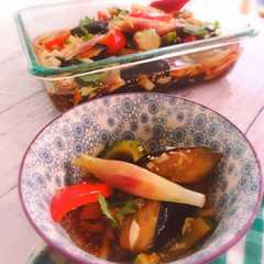 รูปของ 簡単！夏野菜と香味野菜の南蛮漬け