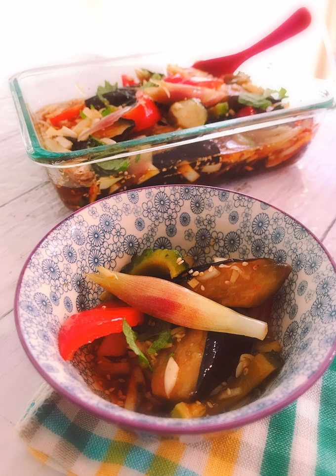 簡単！夏野菜と香味野菜の南蛮漬け-レシピのメイン写真