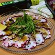 夏にピッタリ!タコと芽ネギのカルパッチョ