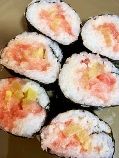 海苔巻きシリーズ!まぐろのトロたく巻き-レシピのメイン写真