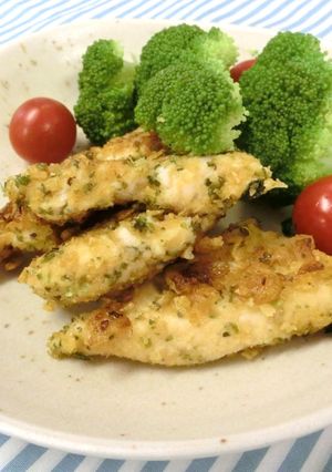 鶏ささみのコーンフレーク焼き-レシピのメイン写真