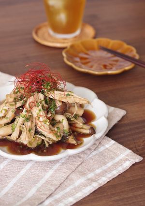 簡単!鶏としめじの中華和え-レシピのメイン写真