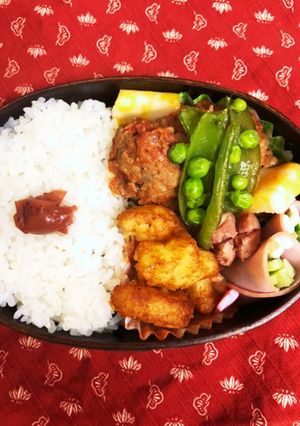 煮込みミートボール弁当-レシピのメイン写真