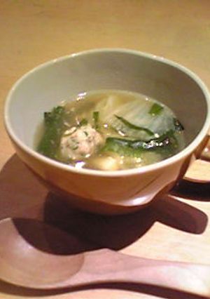 とりだんごスープ　～塩スープ～-レシピのメイン写真