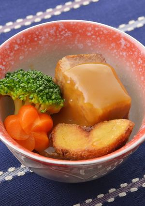 エゾシカもも肉の柔らか煮　豆乳あんかけ-レシピのメイン写真