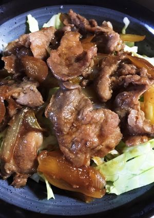 10分でガッツリニンニク生姜豚丼-レシピのメイン写真