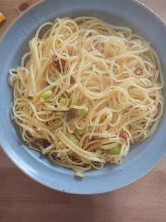 枝豆入り☆ペペロンチーノ!-レシピのメイン写真