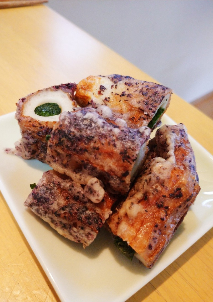 大葉とゆかりの磯辺揚げもどき-レシピのメイン写真