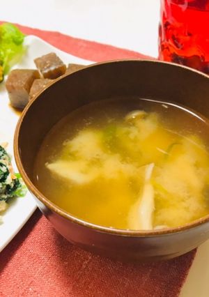 簡単あっという間しめじとネギのお味噌汁-レシピのメイン写真