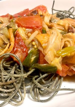 トマトの中華風あんかけそば ベジ対応あり-レシピのメイン写真