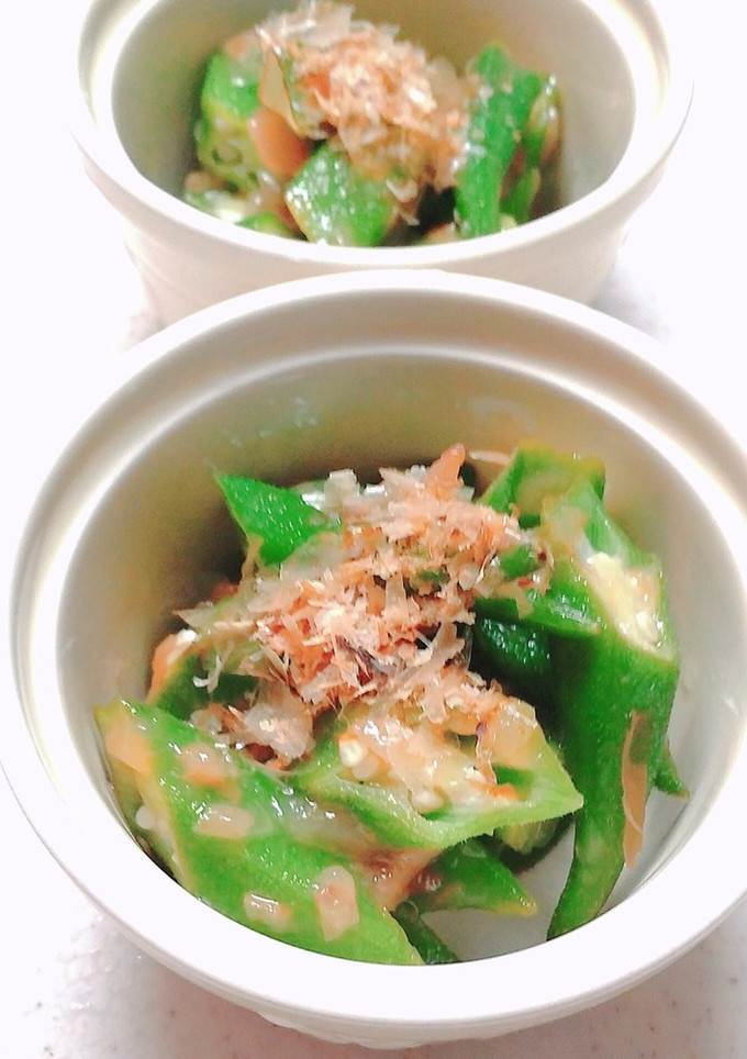 ♪オクラと梅肉の甘酢和え♪-レシピのメイン写真