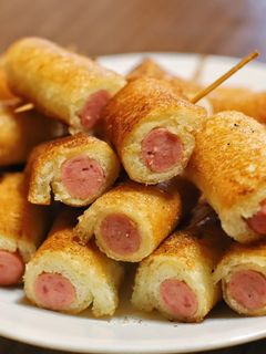 ソーセージのパン巻き-レシピのメイン写真