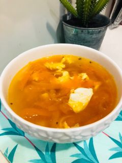 *簡単オシャレ♫にんじんと卵のスープ*-レシピのメイン写真